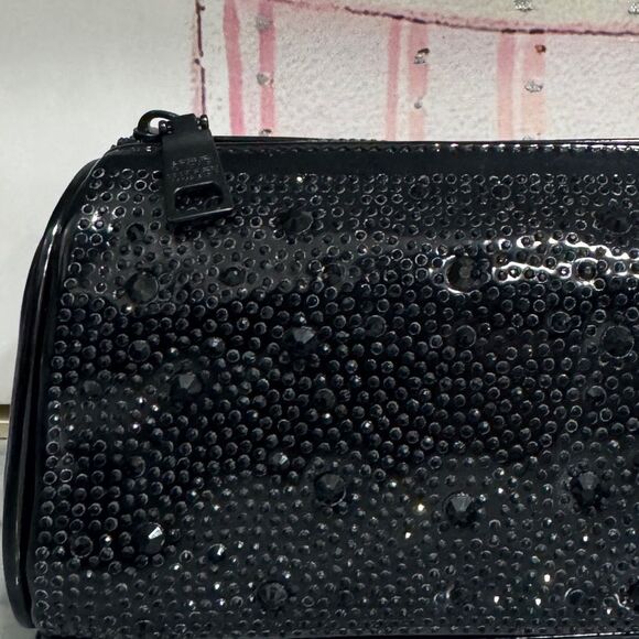 Steve Madden Rhinestone Makeup Bag - Picture 2 of 8